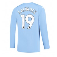 Manchester City Julian Alvarez #19 Hemmatröja 2023-24 Långa ärmar